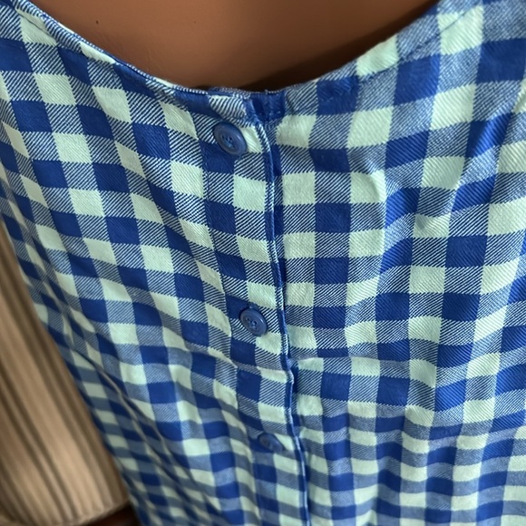 SO Heritage checkered blue Top new w/ tag. D093 - Picture 3 of 4